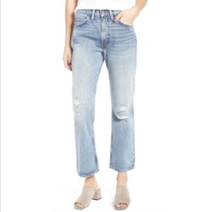 NEW! Levi's 517 Cropped Bootcut Jeans Distressed
